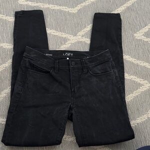 LOFT Jet Black Denim Pants